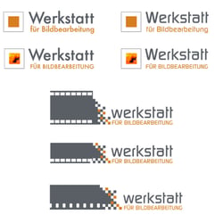 Entwürfe Firmenlogo Werkstatt für Bildbearbeitung