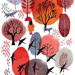 Autumn landscape  poster