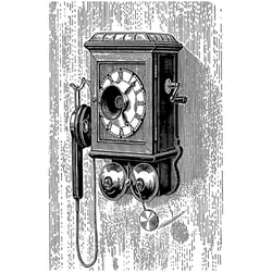 Telefon-Uhr