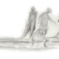 Wahrzeichen Aachen  Aquarell