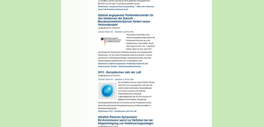 CCA-Carola Clean Air GmbH: Blog