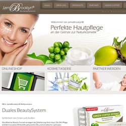 Webseite für eine Komsetikmarke inkl. CMS