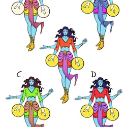 Mantra Comic Book Good Form Color Exploration