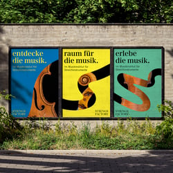 CI für die Strings Factory | Musikinstitut für Streichinstrumente
