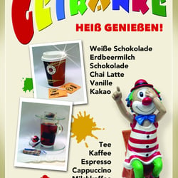 Außenwerbung für Cafe in Rathausgaleria Wuppertal