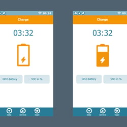 Hoppecke Batterien: Touch Display Design