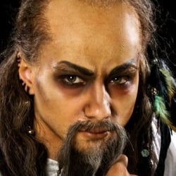 pirate (theater) with selfmade wig
