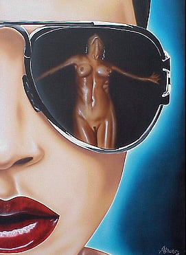 voyer, acryl auf canvas, 120 × 150