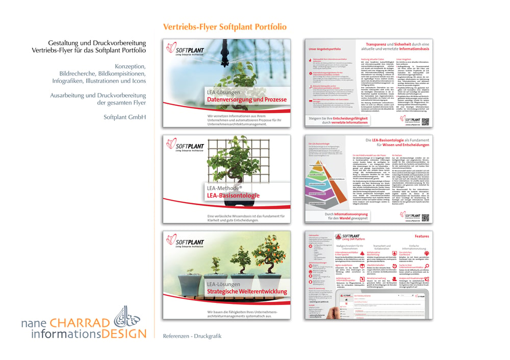 Vertriebs-Flyer Softplant Portfolio