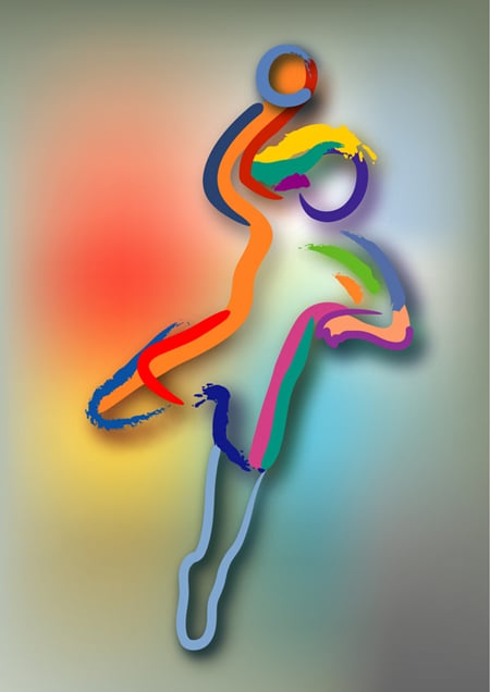 Handball-Motif