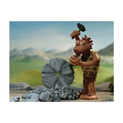 Neandertaler Nummero Zwei, fertige Figur im Set
