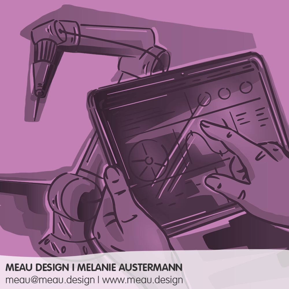 Medienillustration Maschinenbau – avitea experts