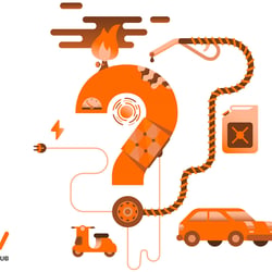 Illustration für das Online-Tool „Drive-O-Mat“ des Automobil-Club Verkehr (ACV)