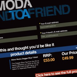 Di-Moda Clothing: Social marketing via ‘send to friend’ facilities