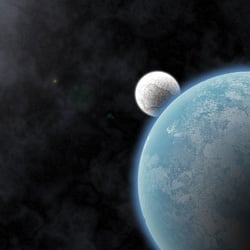 Photoshop Arbeit, Weltraum Szenerie