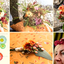 Wedding OrangeRasberryGreenSalmon kl wz
