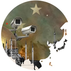 „Terror lohnt sich nicht“ für Chrismon Magazin, 2017 (Detail)