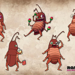 Maskottchen Roachie Charactersheet