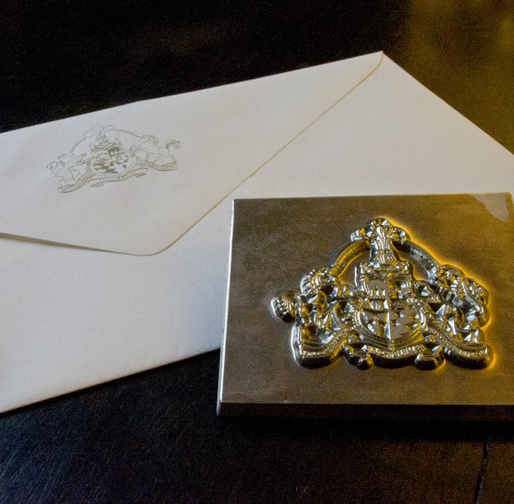 Familien-Wappen | Umschlag & Stempel