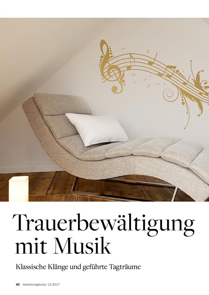Trauerbewältigung mit Musik