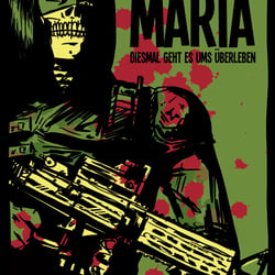 Maria – Totenstadt, Plakat zum Kartenspiel