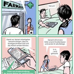 Web-Comic für minor digital (Seite 4)
