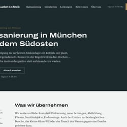 Sanitärbetrieb Ottobrunn – Leistungsseite Badsanierung