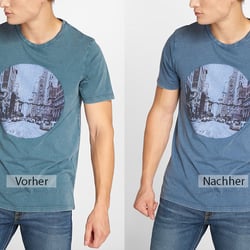 T-Shirt colour correction