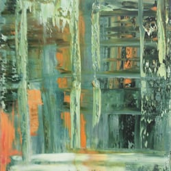 Grünes Fenster 100 × 80 cm