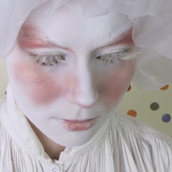 Airbrush Make up weiß-kupfer