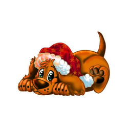 Weihnachtshund