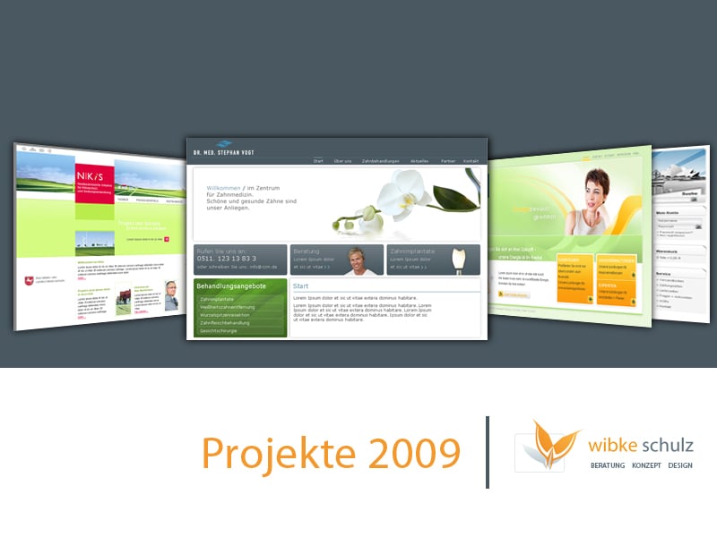 Projekte 2009 – Übersicht