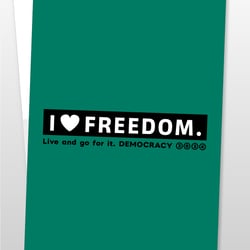 Postkartenmotiv Demokratie