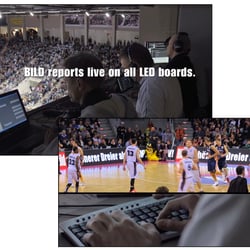 BILD. Keiner berichtet schneller. Live-Kommentare auf den Digitalboards am Spielfeldrand.