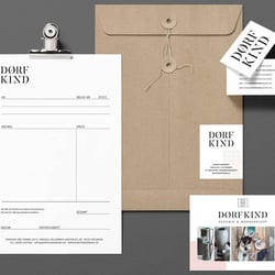 DØRFKIND Branding Geschäftsaustattung