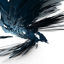 Cinema 4D Abstract rendering mit Ambient Occlusion