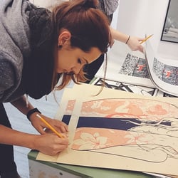Arts Recrafted Poster Design Signing the limited prints