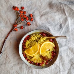 Foodstyling und Foodfotografie: Orientalischer Milchreis