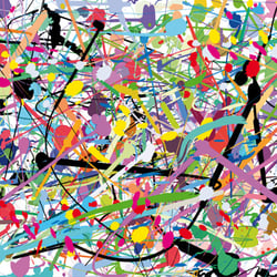 im Stil von Jackson Pollock