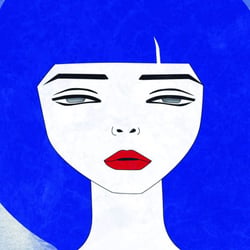 blue