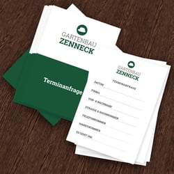 Corporate Design für eine Gartenbaufirma