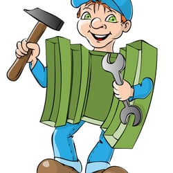 Handwerker – Sympathiefigur für Hausmeister-Service