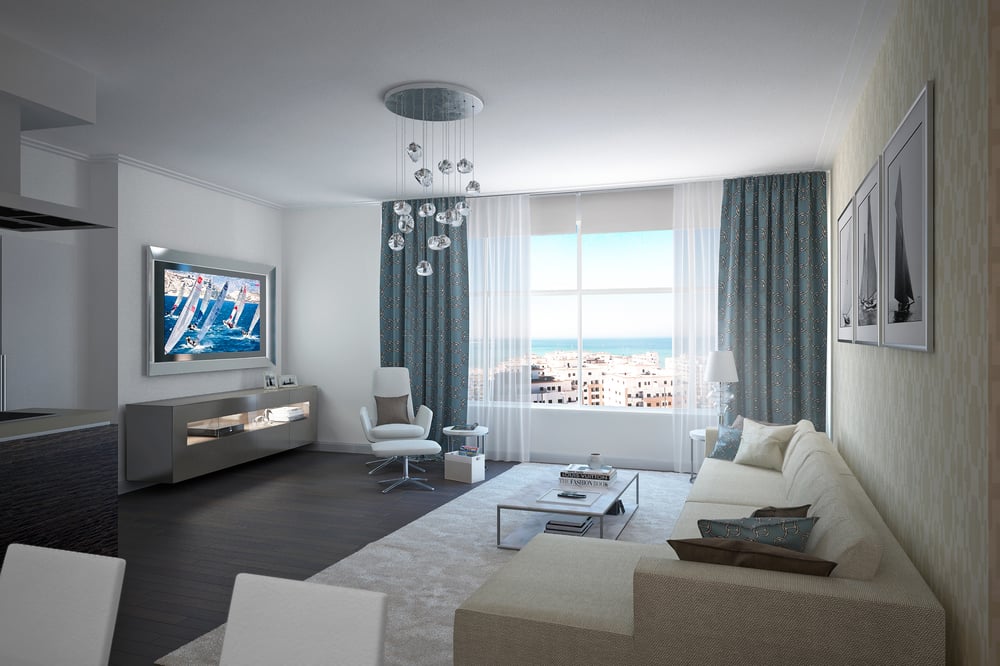 Wohnbereich mit TV-Ecke