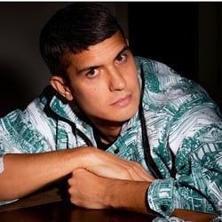 Portraits of music producer Heartthrob