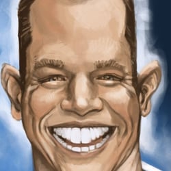 Karikatur – Matt Damon