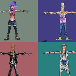 gemischte Characterdesigns 01