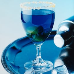 Cocktail macht blau