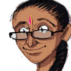 Indische Wissenschaftlerin