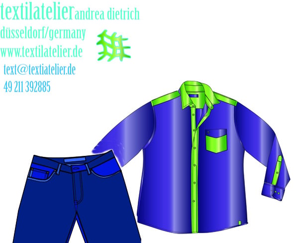 Modeillustration/Detailzeichnungen