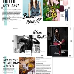 Responsive Design eines Online Fashion Magazins für den Online Shop Edited.de 2014
